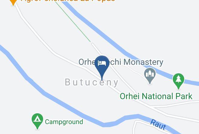Trebujeni - Eco Resort Butuceni Maps