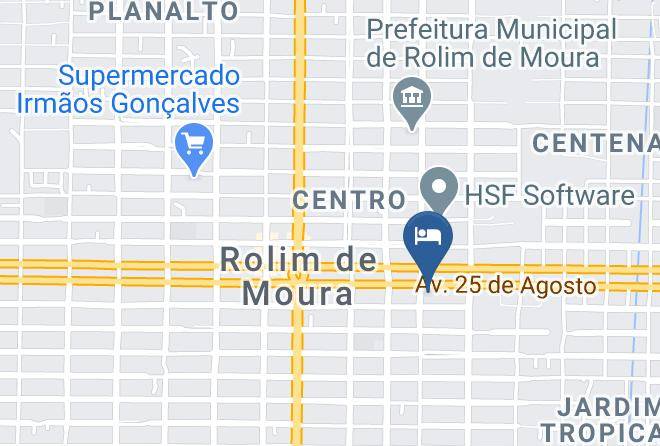 Rolim De Moura - Ecos Hotel Tourist Maps