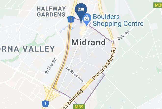 City Of Johannesburg - Ecotel Midrand Maps