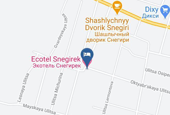 Istrinsky District - Ecotel Snegirek Maps