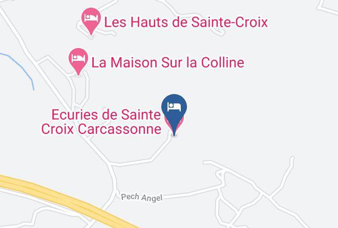 Aude - Ecuries De Sainte Croix Carcassonne Maps