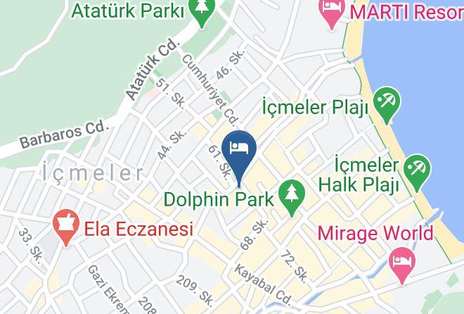 Marmaris - Eda Hotel Maps