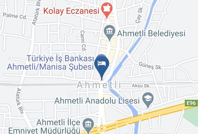 Ahmetli - Eda Termal Spa & Aquapark Maps