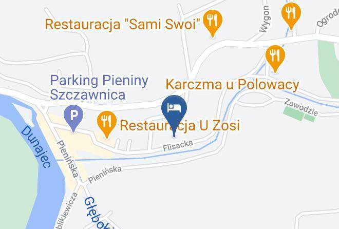 Nowotarski - Edelweiss Pieninska Accommodation In Szczawnica Maps