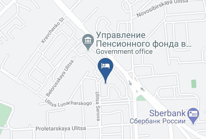 Krasnoyarsk - Edem Oktyabr'skiy Gostinitsa V Kvartirakh Maps