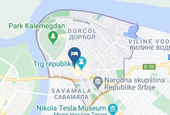 Belgrade City - Eden Garden Suites Maps
