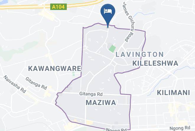 Nairobi - Eden Gardens Hotel & Restaurant Maps