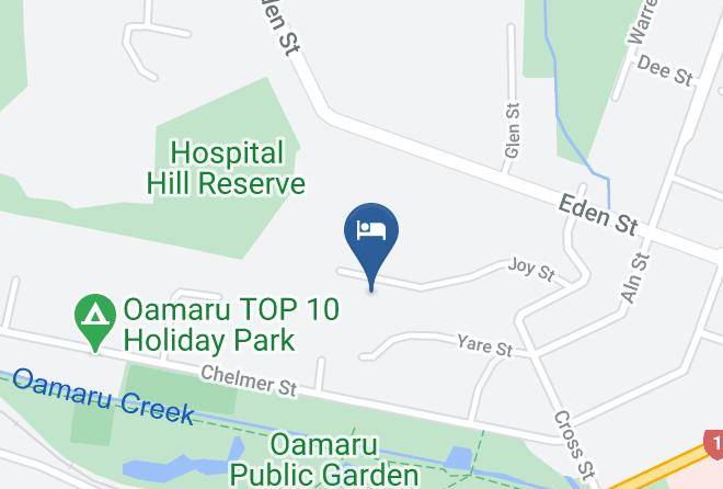 Waitaki Otago - Eden Gardens Motel Maps