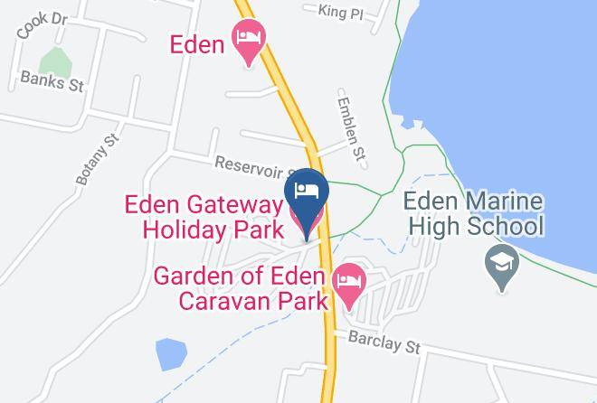 Bega Valley - Eden Gateway Holiday Park Maps