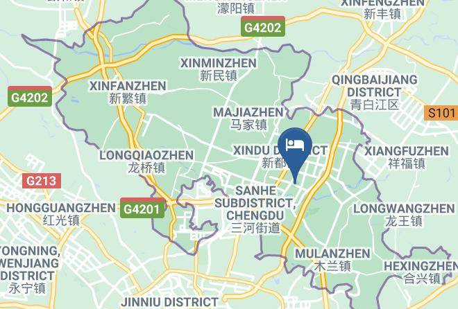 Chengdu - Eden Hotel Maps