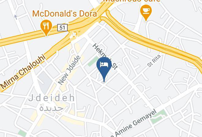 Maten - Eden Hotel Lebanon Maps