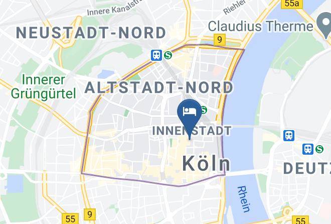 Cologne - Eden Hotel Fruh Am Dom Maps