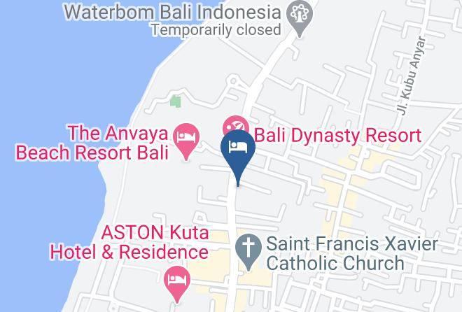 Badung Regency - Eden Hotel Kuta Bali Maps