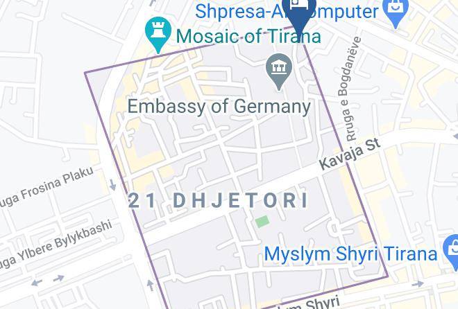 Tirana - Eden Hotel Maps