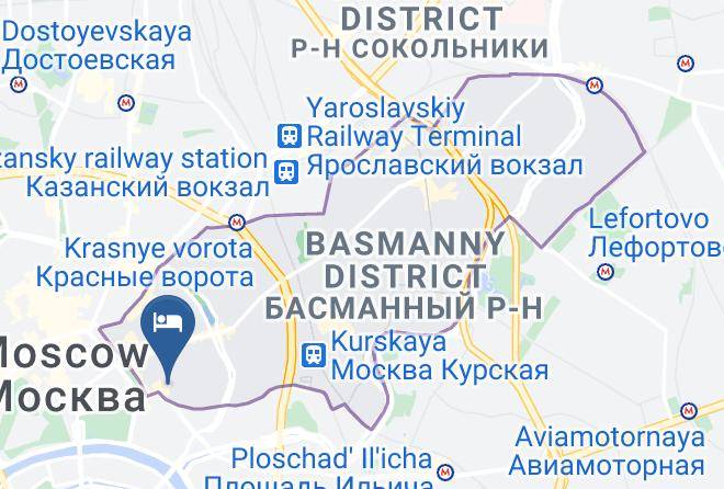 Moscow - Eden Hotel Maps