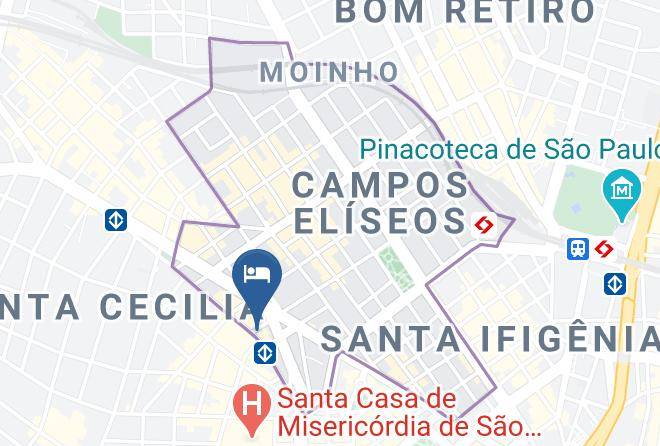 Sao Paulo Santa Cecilia - Eden In Ville Hotel Maps