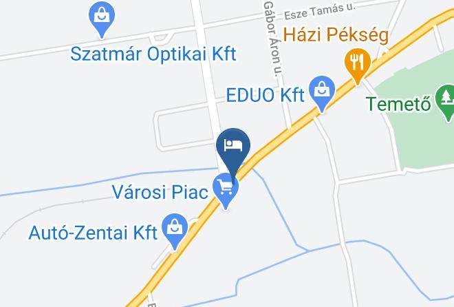 Mateszalka - Eden Panzio Maps