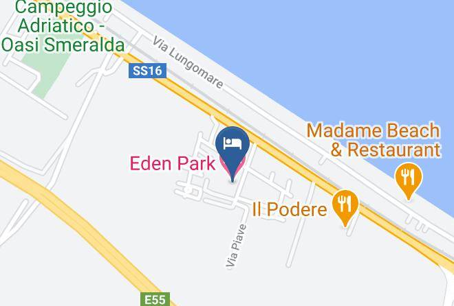 Ancona - Eden Park Hotel Maps