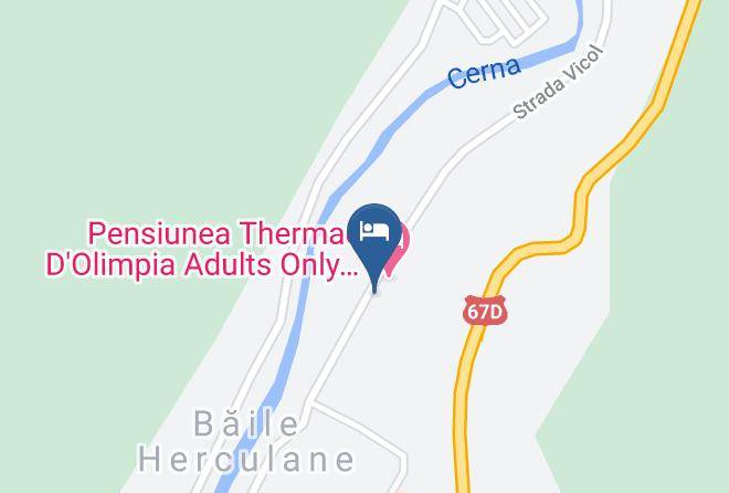 Baile Herculane - Eden Pension Maps