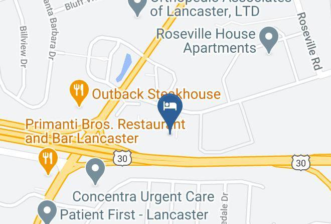 Lancaster - Eden Resort & Suites Maps