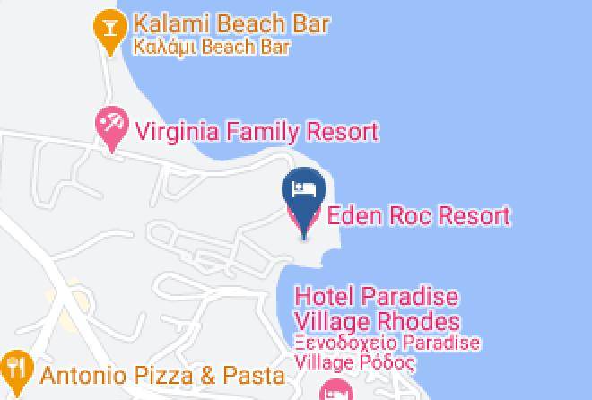 Dodecanese - Eden Roc Resort Hotel Maps