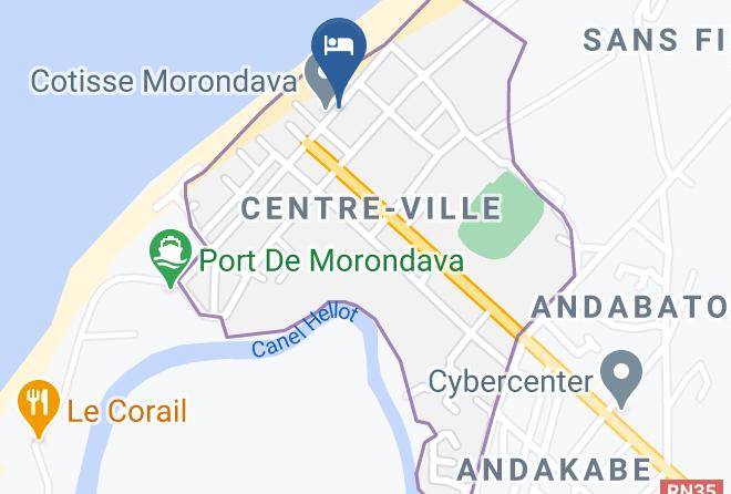 Morondava - Eden Rock Hotel Maps