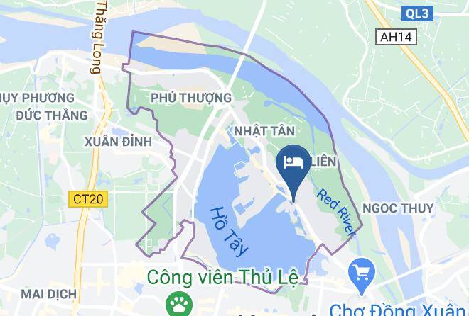 Eden West Lake Home Carta Geografica - Hanoi - Phung Qung An