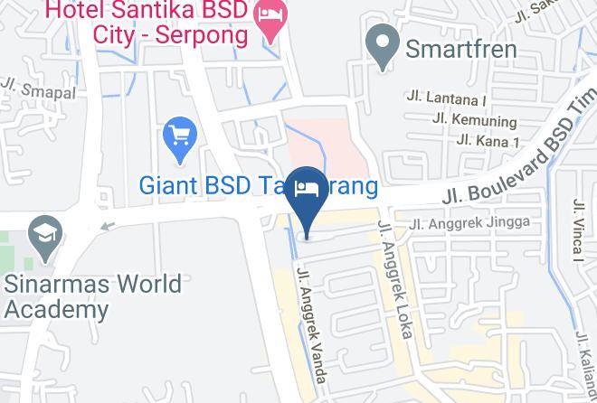 Kota Tangerang Selatan - Edensor Kost Exclusive Maps