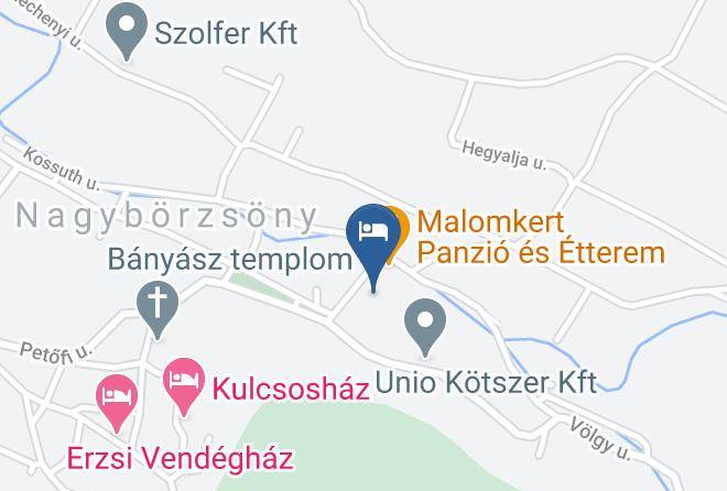 Nagyborzsony - Padlaskincsek Vendeghaz Maps