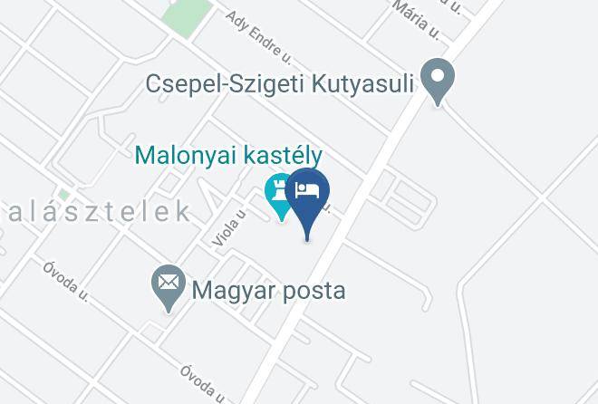 Halasztelek - Edes Piros Panzio Maps