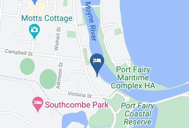 Moyne - Edge 17 Port Fairy Wharf Accommodation Maps