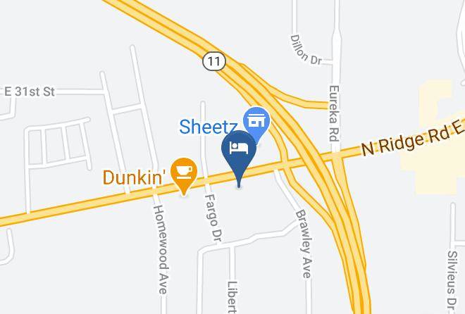 Ashtabula - Edge O Town Motel Maps