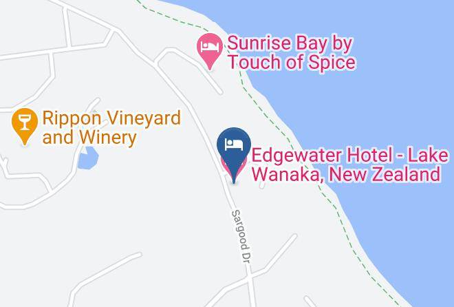 Queenstown Lakes - Edgewater Hotel Lake Wanaka New Zealand Maps
