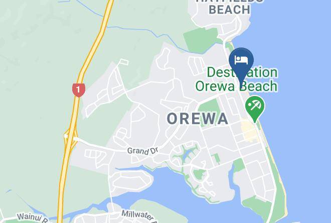 Orewa - Edgewater Motel Maps