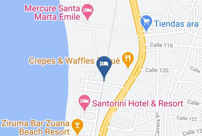 Santa Marta - Edificio Antares Horizonte Maps