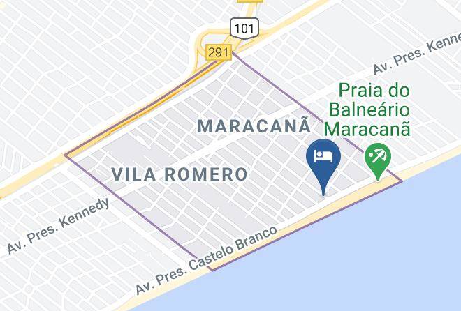 Praia Grande - Edificio Cristal Maps