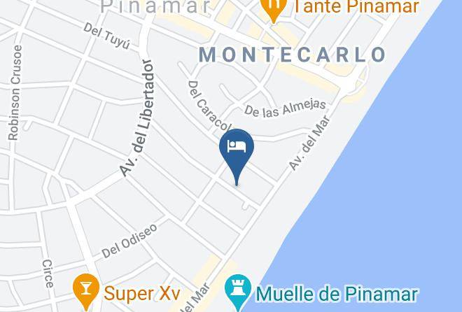Pinamar - Edificio Cuatro Soles Maps