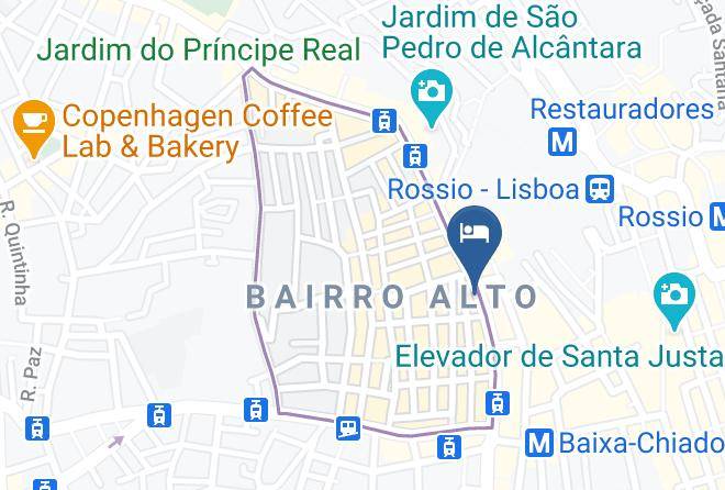 Lisbon - Hotel Almaria Libris Chiado Maps