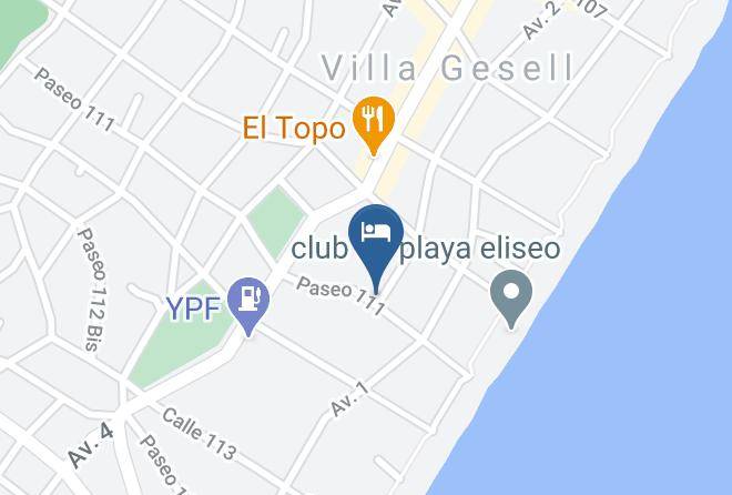 Villa Gesell - Edificio Huarpes Maps