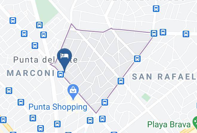 Punta Del Este - Edificio Jardines De La Sierra Maps