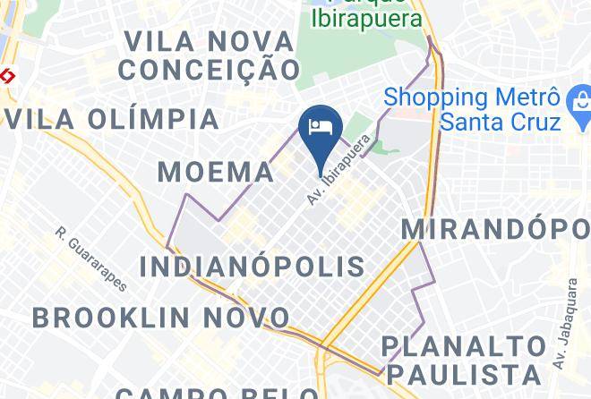 Sao Paulo Moema - Edificio Moema Comfort Hotel E Trade Cen Maps