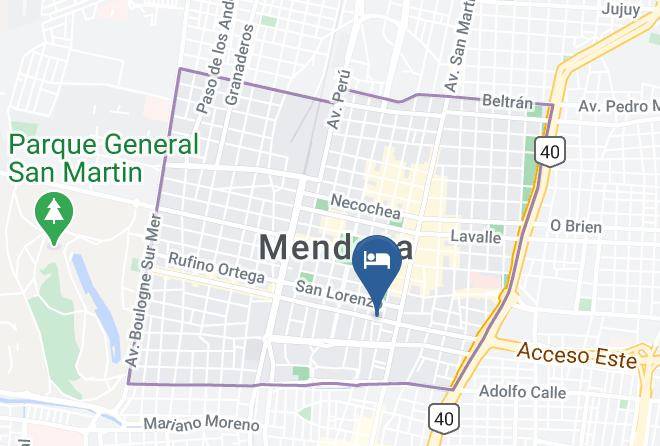 Mendoza - Edificio Rodriguez Vega Maps