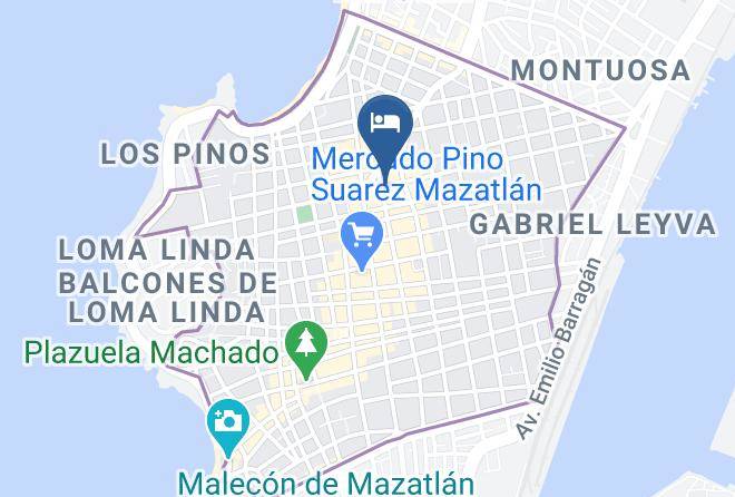 Mazatlan - Edificio Rosaliz Maps
