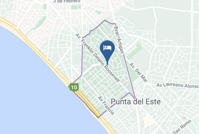 Punta Del Este - Edificio Torre Marfil Maps
