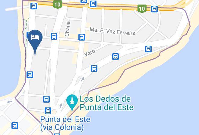 Punta Del Este - Edificio Vanguardia Maps