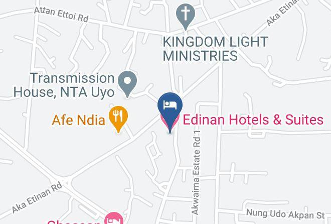 Uyo - Edinan Hotels & Suites Maps