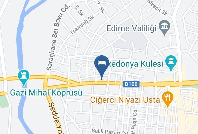 Edirne Mithatpasa - Isik Otel Maps