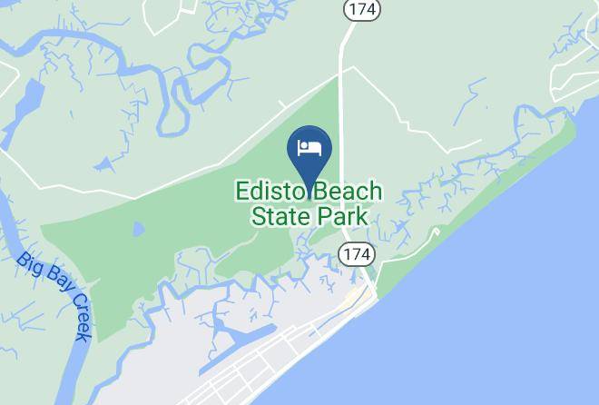 Colleton - Edisto Beach State Park Maps