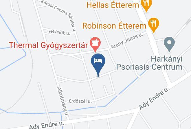 Harkany - Edit Vendeghaz Maps