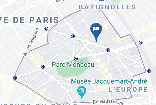 Paris - Edmond Hotel Paris 17eme 4 Etoiles Maps